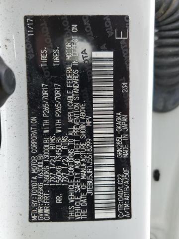 JTEBU5JR1J5518299 - 2018 TOYOTA 4RUNNER SR5/SR5 PREMIUM 白色 照片 13