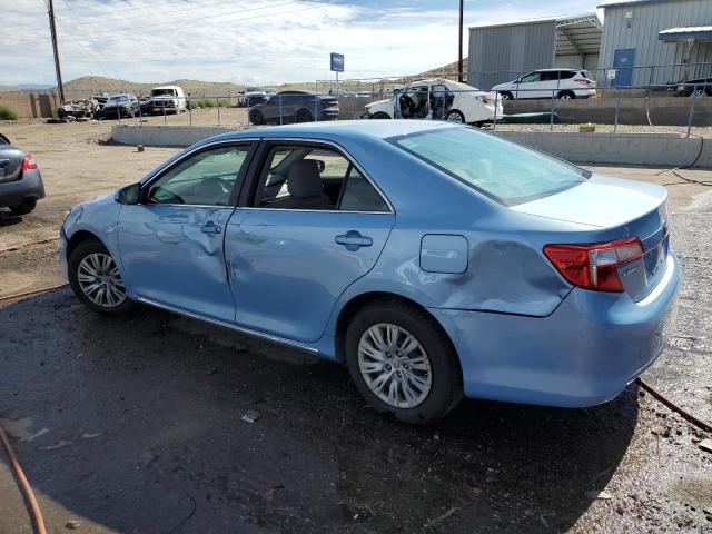 4T4BF1FK1DR333054 - 2013 TOYOTA CAMRY L BLUE photo 2