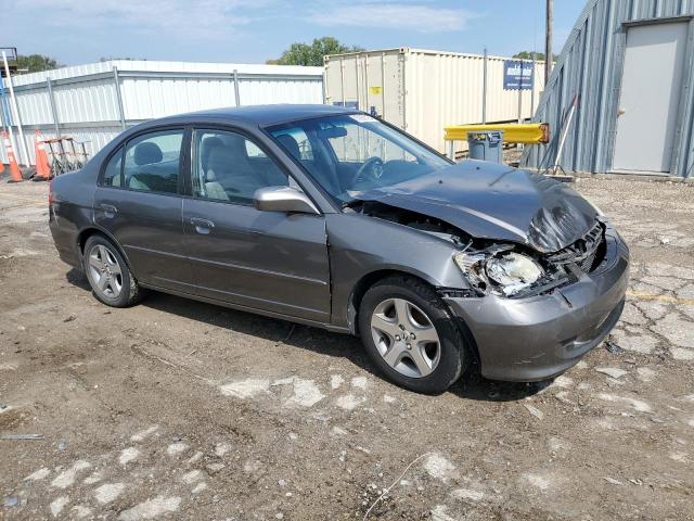 2HGES16525H505163 - 2005 HONDA CIVIC LX GRAY photo 4