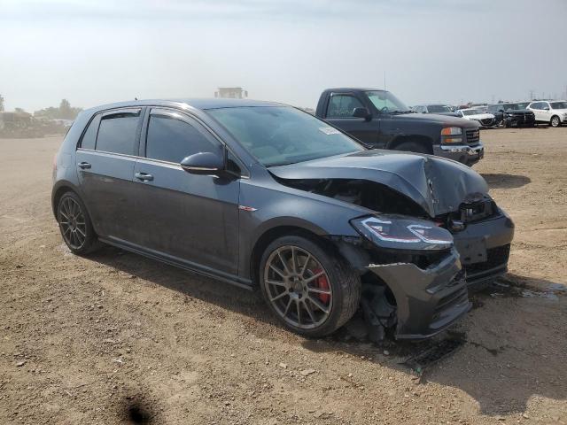 3VW5T7AU6LM002535 - 2020 VOLKSWAGEN GTI S GRAY photo 4