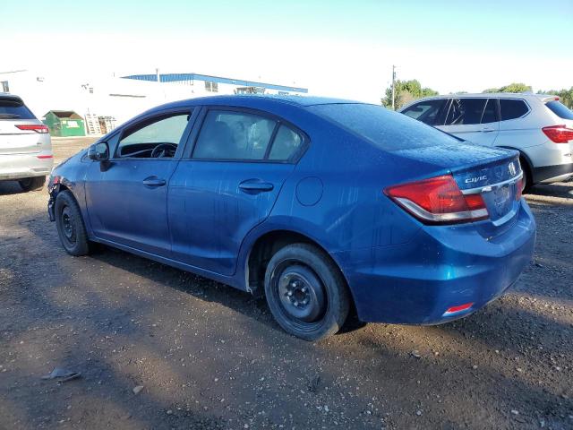 2HGFB2F56DH012756 - 2013 HONDA CIVIC LX BLUE photo 2