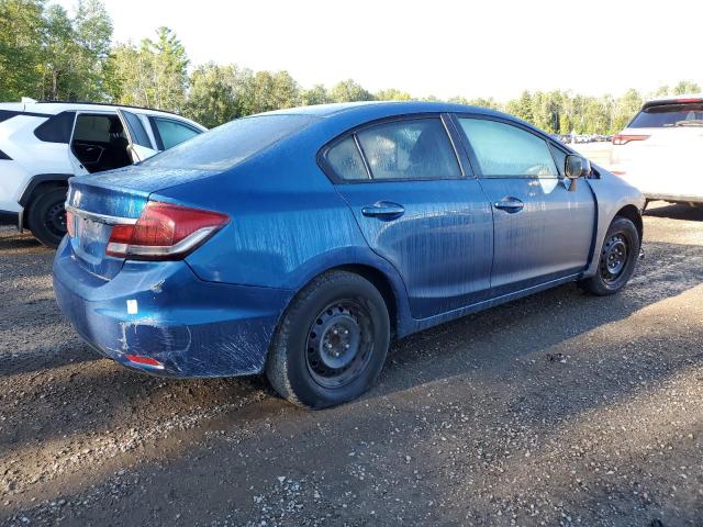 2HGFB2F56DH012756 - 2013 HONDA CIVIC LX BLUE photo 3