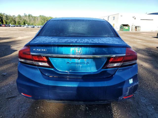 2HGFB2F56DH012756 - 2013 HONDA CIVIC LX BLUE photo 6