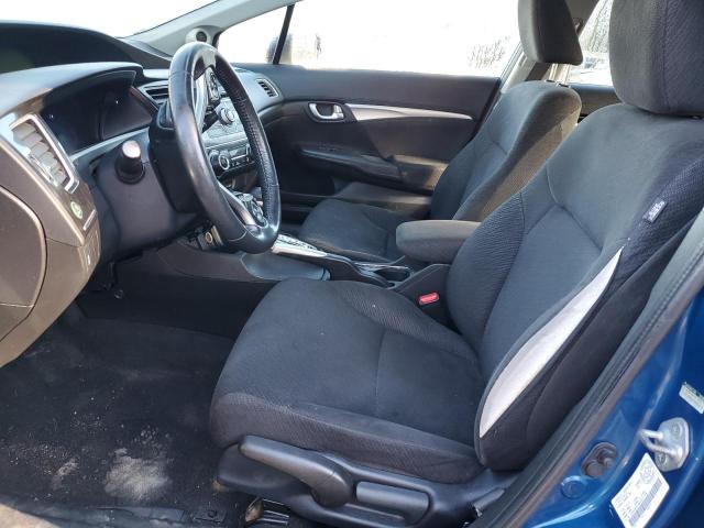 2HGFB2F56DH012756 - 2013 HONDA CIVIC LX BLUE photo 7
