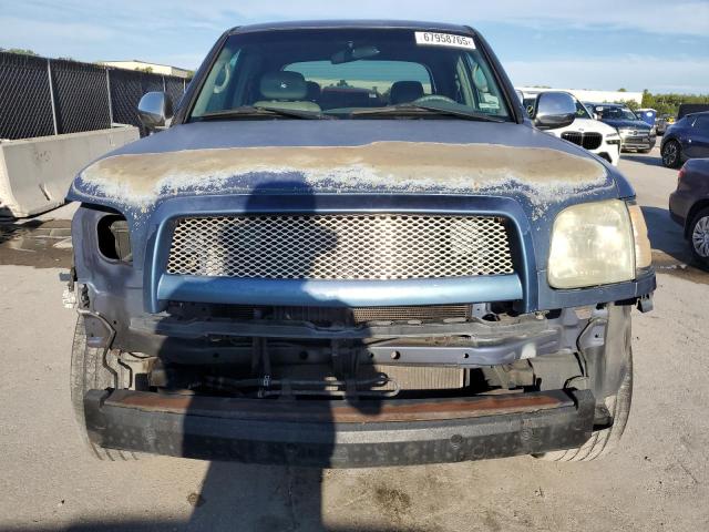 5TBET34164S459837 - 2004 TOYOTA TUNDRA DOUBLE CAB SR5 BLUE photo 5