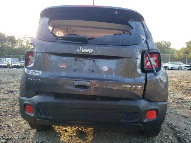 ZACCJBAB6JPJ27835 - 2018 JEEP RENEGADE SPORT CHARCOAL photo 6