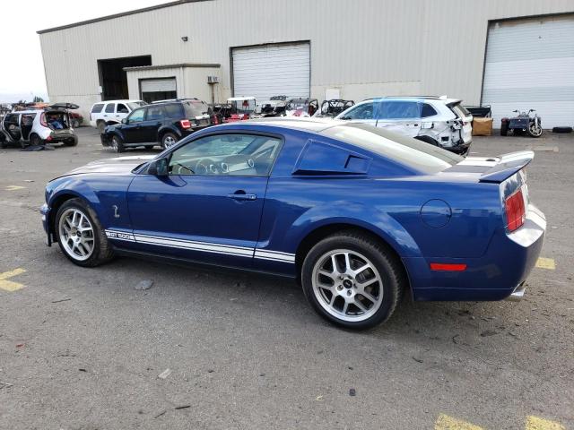 1ZVHT88S375285821 - 2007 FORD MUSTANG SHELBY GT500 BLUE photo 2