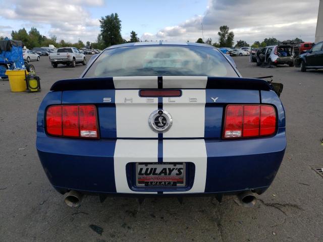 1ZVHT88S375285821 - 2007 FORD MUSTANG SHELBY GT500 BLUE photo 6