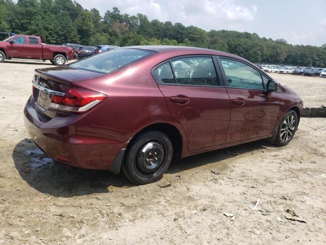 19XFB2F86DE236761 - 2013 HONDA CIVIC EX MAROON photo 3