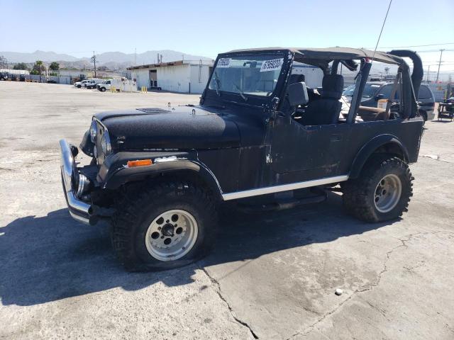 1JCCN87E1CT021178 - 1982 JEEP JEEP CJ7 BLACK photo 1