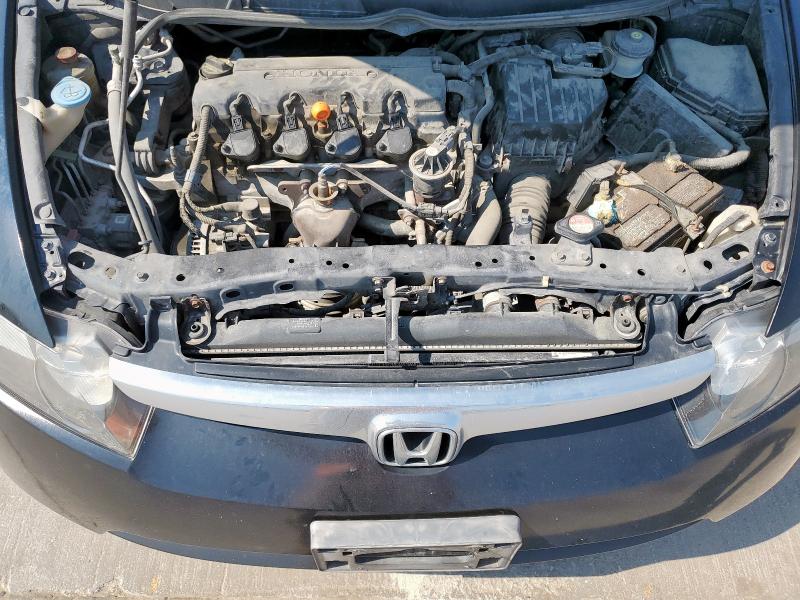 1HGFA16586L015225 - 2006 HONDA CIVIC LX BLACK photo 11