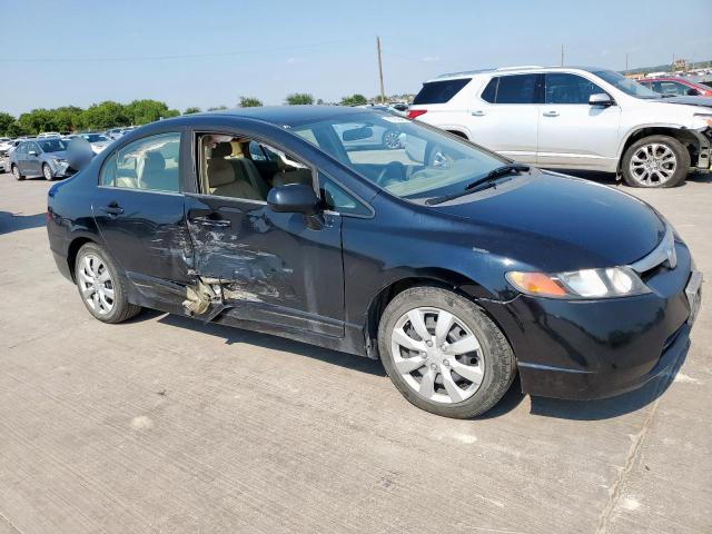 1HGFA16586L015225 - 2006 HONDA CIVIC LX BLACK photo 4