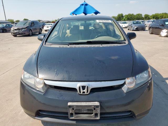 1HGFA16586L015225 - 2006 HONDA CIVIC LX BLACK photo 5