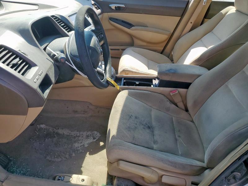 1HGFA16586L015225 - 2006 HONDA CIVIC LX BLACK photo 7