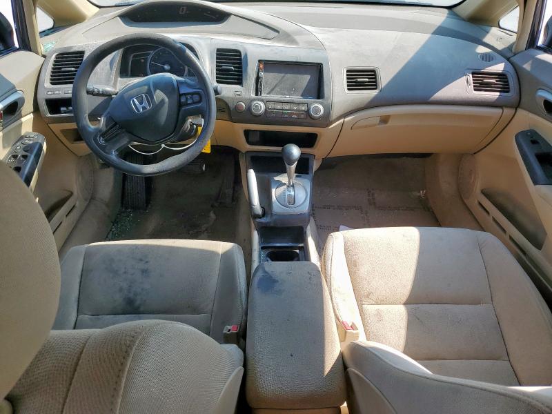 1HGFA16586L015225 - 2006 HONDA CIVIC LX BLACK photo 8