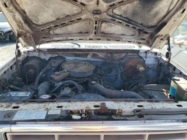 1FTEF26YXGPB58537 - 1986 FORD F250 WHITE photo 11