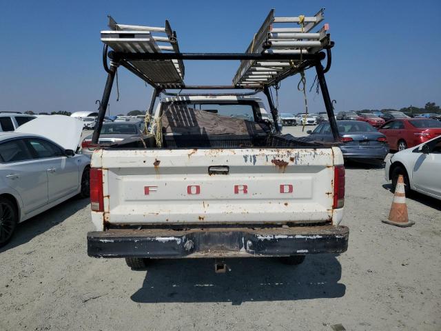 1FTEF26YXGPB58537 - 1986 FORD F250 WHITE photo 6