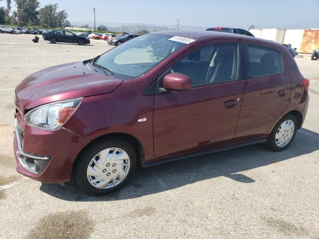 ML32A3HJ7HH016927 - 2017 MITSUBISHI MIRAGE ES BURGUNDY photo 1