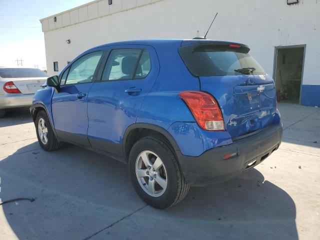 KL7CJPSBXFB184181 - 2015 CHEVROLET TRAX 1LS BLUE photo 2