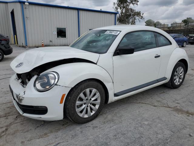 3VWF17AT7FM634496 - 2015 VOLKSWAGEN BEETLE 1.8T WHITE photo 1