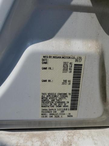 1N4AL3APXJC105885 - 2018 NISSAN ALTIMA 2.5 WHITE photo 12