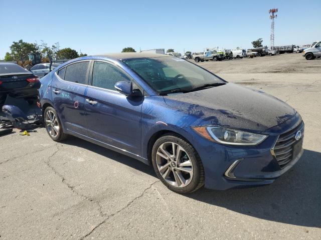 5NPD84LF5HH033902 - 2017 HYUNDAI ELANTRA SE BLUE photo 4