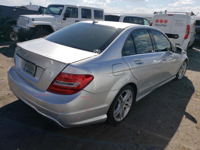 WDDGF4HB1CR199625 - 2012 MERCEDES-BENZ C 250 SILVER photo 3