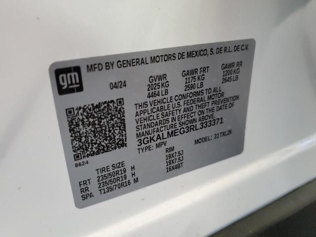 3GKALMEG3RL333371 - 2024 GMC TERRAIN SLE WHITE photo 14