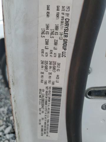 1C4NJCBB3ED650427 - 2014 JEEP COMPASS SPORT WHITE photo 14