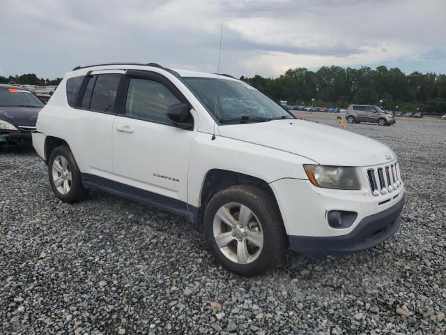 1C4NJCBB3ED650427 - 2014 JEEP COMPASS SPORT WHITE photo 4