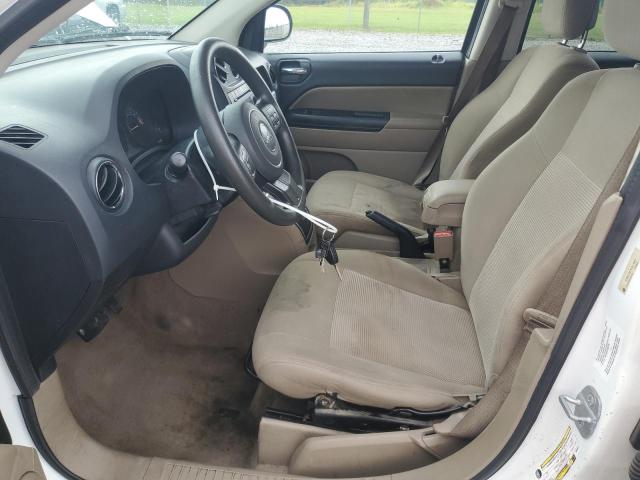 1C4NJCBB3ED650427 - 2014 JEEP COMPASS SPORT WHITE photo 7