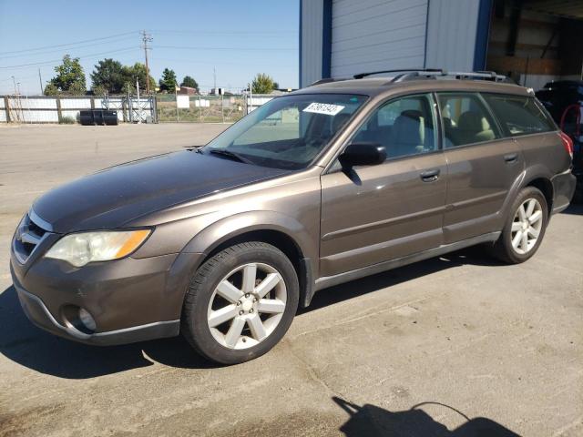 4S4BP61C387306849 - 2008 SUBARU OUTBACK 2.5I BROWN photo 1