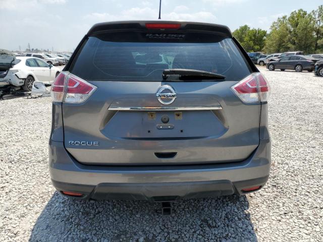 KNMAT2MT4GP671409 - 2016 NISSAN ROGUE S GRAY photo 6