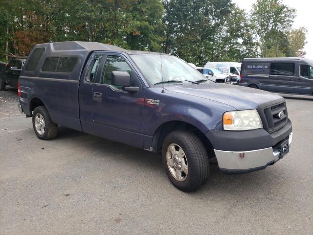 1FTRF12215NA54606 - 2005 FORD F150 BLUE photo 4