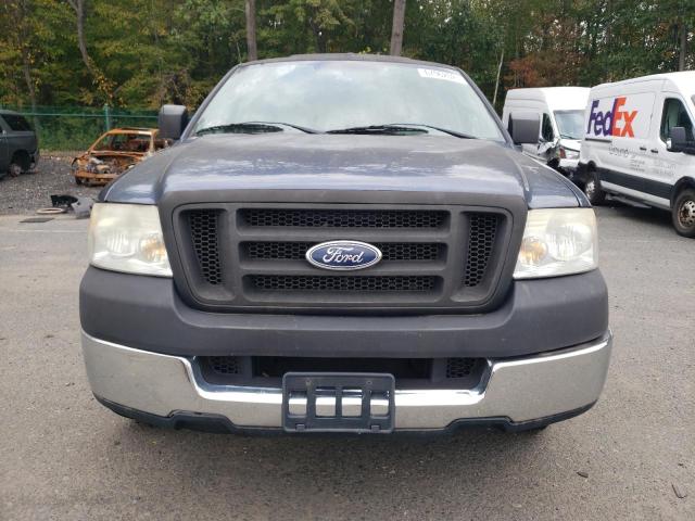 1FTRF12215NA54606 - 2005 FORD F150 BLUE photo 5