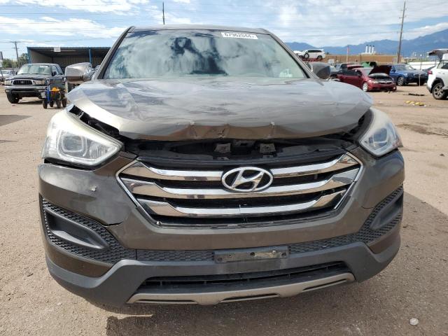 5XYZTDLB0EG161372 - 2014 HYUNDAI SANTA FE S GRAY photo 5