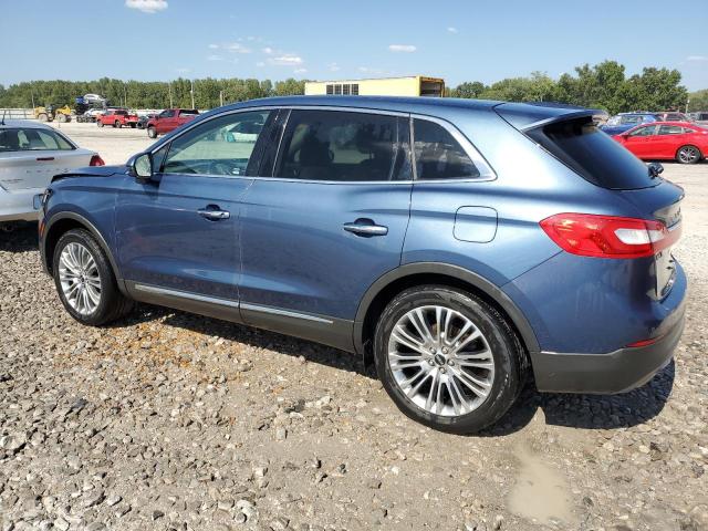 2LMPJ8LR8JBL47905 - 2018 LINCOLN MKX RESERVE BLUE photo 2