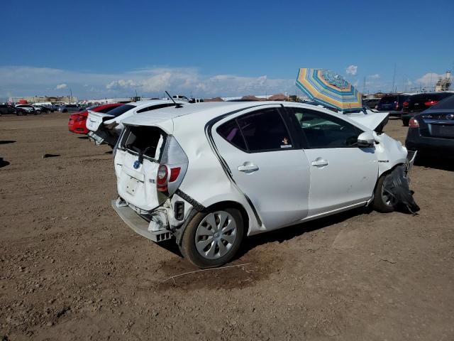 JTDKDTB37D1535171 - 2013 TOYOTA PRIUS C WHITE photo 3