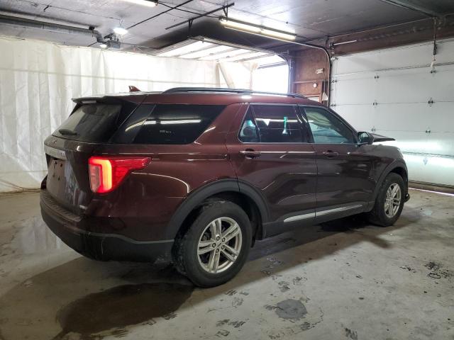 1FMSK8DH3LGC25036 - 2020 FORD EXPLORER XLT Bordeaux Foto 3