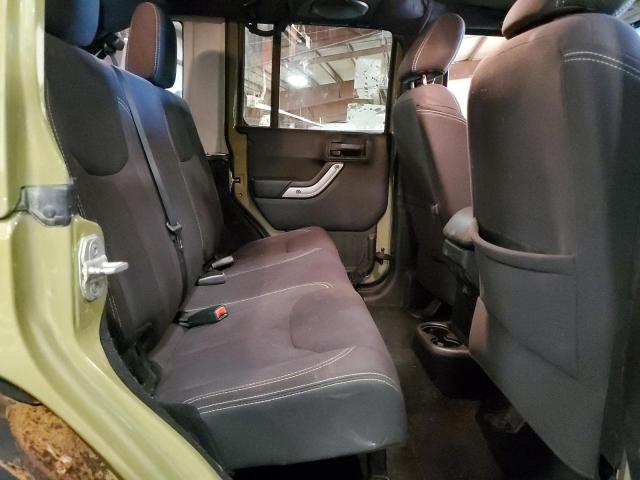 1C4BJWEG9DL543317 - 2013 JEEP WRANGLER U SAHARA მწვანე ფოტო 11