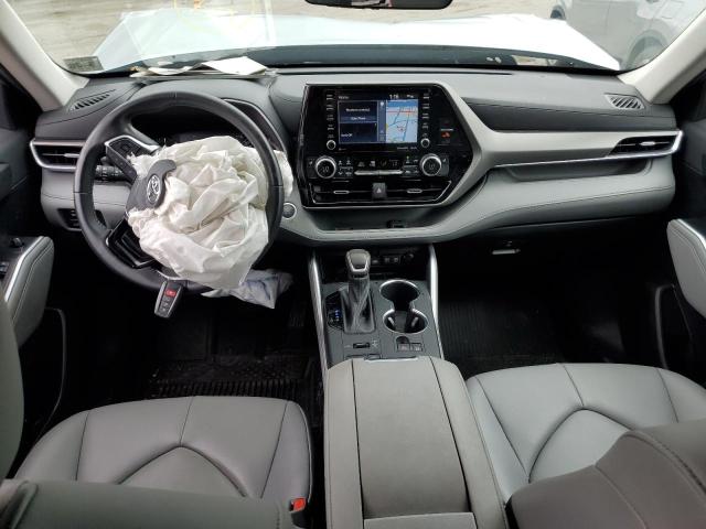 5TDHZRBHXMS539809 - 2021 TOYOTA HIGHLANDER XLE SILVER photo 8