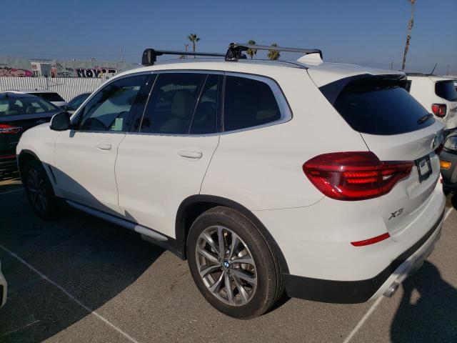 5UXTR9C59KLP96245 - 2019 BMW X3 XDRIVE30I WHITE photo 2