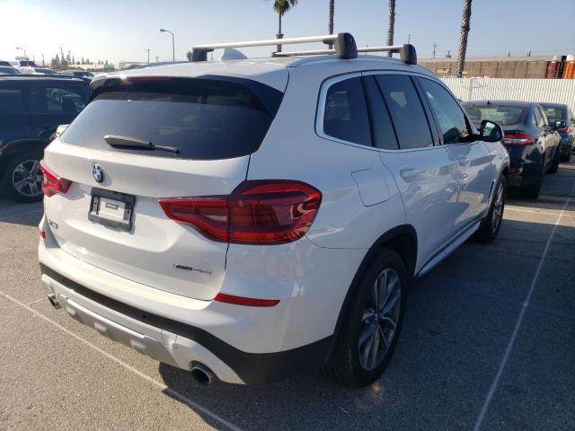 5UXTR9C59KLP96245 - 2019 BMW X3 XDRIVE30I WHITE photo 3