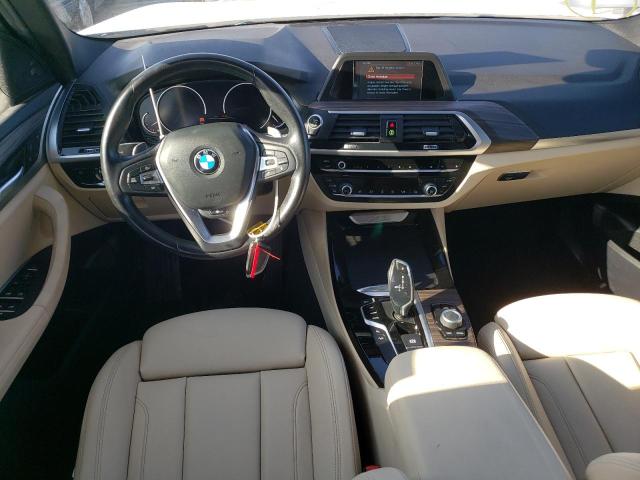 5UXTR9C59KLP96245 - 2019 BMW X3 XDRIVE30I WHITE photo 8
