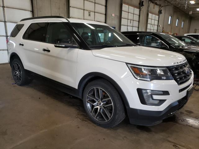 1FM5K8GTXGGD00799 - 2016 FORD EXPLORER SPORT WHITE photo 4