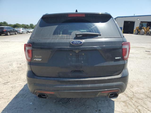 1FM5K8GT2GGB41437 - 2016 FORD EXPLORER SPORT Қара фото 6