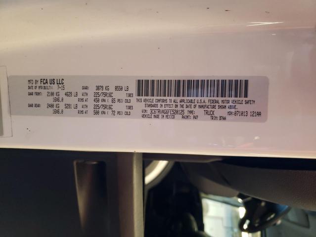 3C6TRVAG6FE520125 - 2015 RAM PROMASTER 1500 STANDARD Ağ foto 13