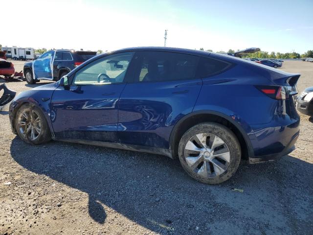 LRWYGDEE2PC136887 - 2023 TESLA MODEL Y Niebieski zdjęcie 2