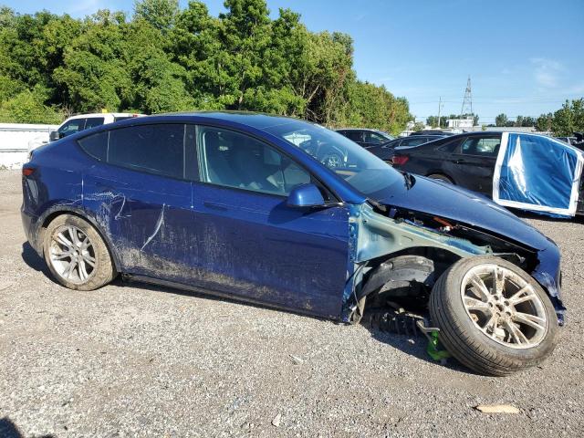 LRWYGDEE2PC136887 - 2023 TESLA MODEL Y Niebieski zdjęcie 4