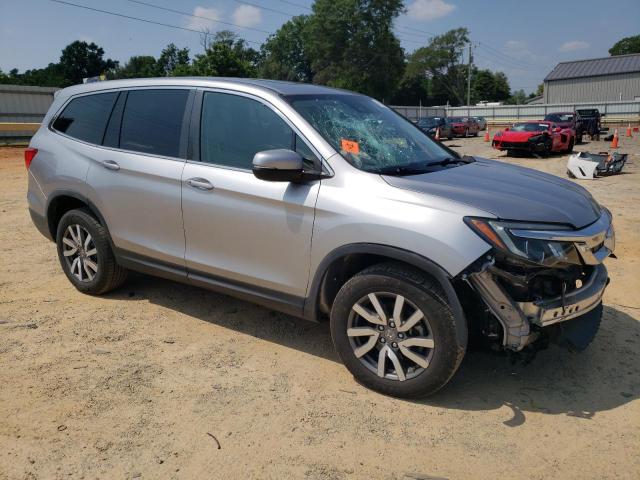 5FNYF6H51MB047517 - 2021 HONDA PILOT EXL SILVER photo 4